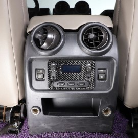 dreamcar2022 Carbon Fiber Rear Air Conditioning Button Decoration Panel For Hummer H2 03-07