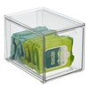 mDesign Cosmetic Organiser - Stackable Plastic Drawer Box - Practical