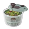 Toffy K-HC8-PA Salad Spinner, Pale Aqua, Drainage Hole, Easy Care,