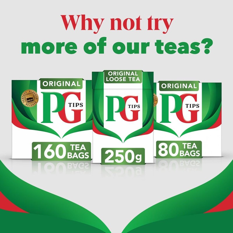 PG Tips Original, Black Tea Bags Bulk, Refreshing, Flavourful &