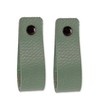 Brute Strength - Leather Handles for Furniture - Pale Green
