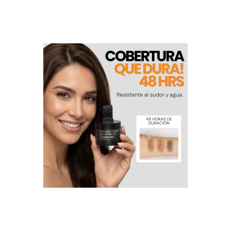 Henrys Polvo para Retocar Raíces Castaño Oscuro 10g, Define Línea