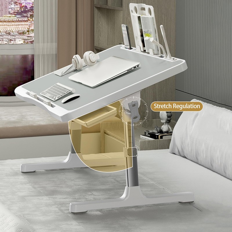 Laptop Desk for Bed, Adjustable Beds Table with USB Charge