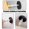 MEMOFYND 4 Pieces Adjustable Headboard Stopper, Bed Gap Filler, Bed