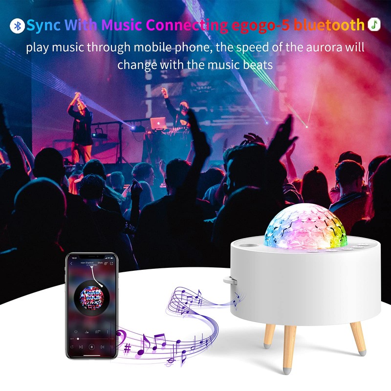 Auplf Starry Sky Projector, Star Lamp Galaxy Light with App