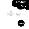 Luckforest Miniature Acrylic Bubbles, 30 Pcs Transparent Mini Bubbles Models