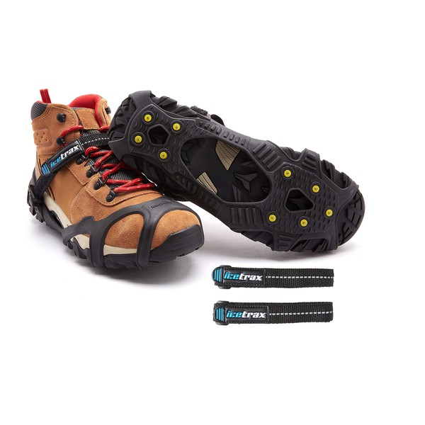 ICETRAX V3 Tungsten Crampons with Straps Combo Pack, Ice Cleats