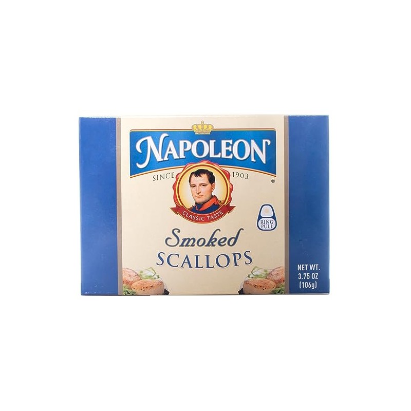Napoleon Smoked Scallops 3.75 oz (Pack of 12)