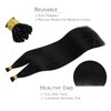 WENNALIFE I Tip Hair Extensions Real Human Hair, 100g 100s
