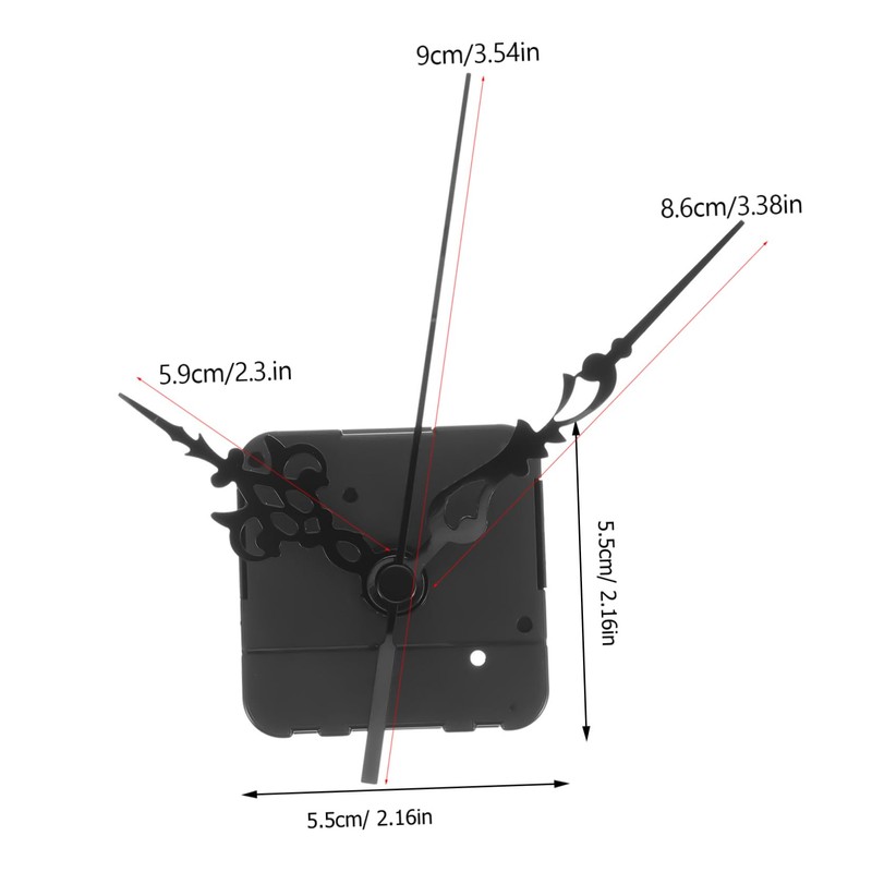 SEWACC 1 Set Reverse Clock Mechanism Replacement Kit DIY Clock