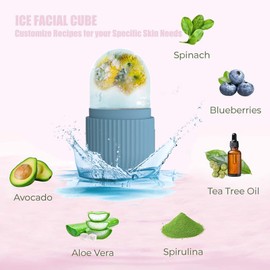 RoseFlower Ice Facial Roller, Ice Roller for Face Eyes Body, Reusable Ice Mold for Face Effectively Remove Puffiness, Reduce Pores, Sunburn Repair, Facial Beuty Care Tool - LeakProof #8