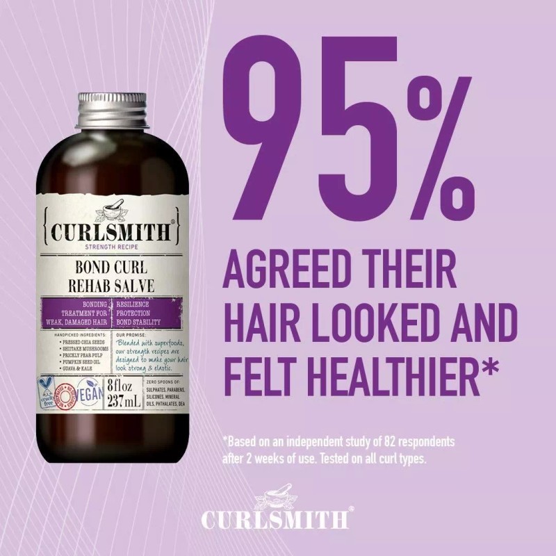Curlsmith - Bond Curl Rehab Salve, Tratamiento De Fuerza Par