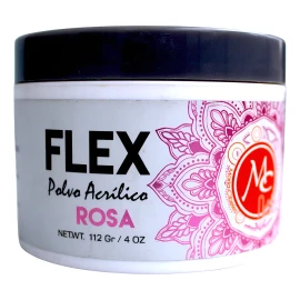 Polvo Acrilico Flex Rosa Decoracion De Uñas 4oz Mc Nails