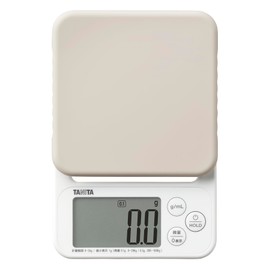 Tanita KJ-222 Cooking Scale, Gray, 0.004 oz (0.1 g) Unit, Trace ML HOLD Kitchen Scale, Cooking, Digital