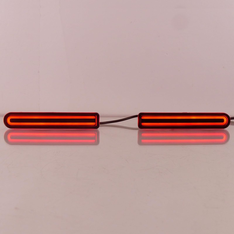 ECAHAYAKU LED Rear Bumper Reflector Light Compatible with Toyota FJ