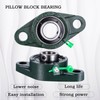 SHINICO Pillow Block Bearing 1 inch Shaft Bore, Flange Mounted