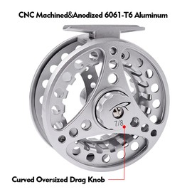 Full Metal Fly Fishing Reel Aluminum Alloy Body Reel with CNC Machined 3/4 5/6 7/8 Fishing Fly Reel