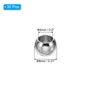 PATIKIL 30pcs Smooth Round Spacer Beads 8mm OD 5mm Inner