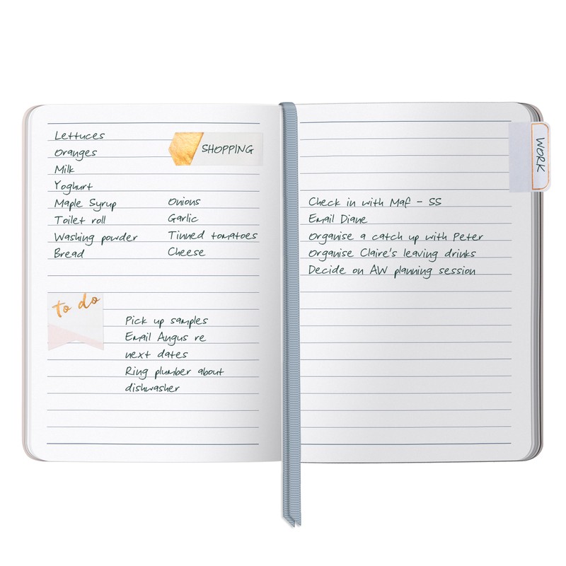 Busy B A6 Busy Life Notebook - Striped Cover -