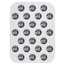 Azeeda 'I Survived Y2K' Baby Burp/Wash Cloth (BC00033113)