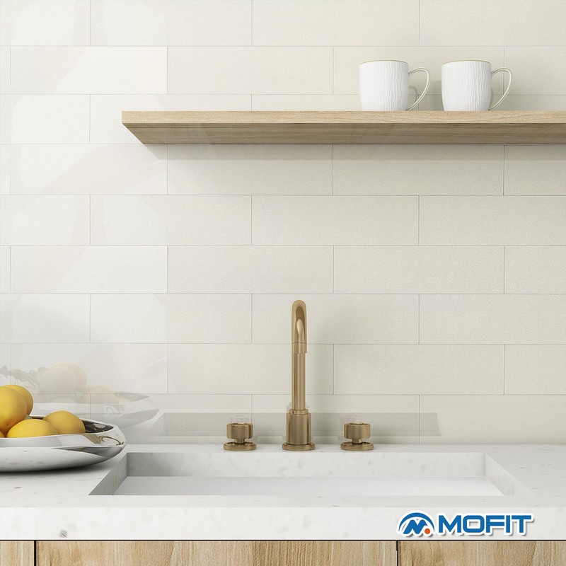 M MOFIT Kitchen Wall Panel DIY Wall Tile Sheet Waterproof