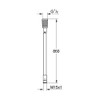 Grohe Metal Shower Hose 46104 and 1, Chrome, 65794 5