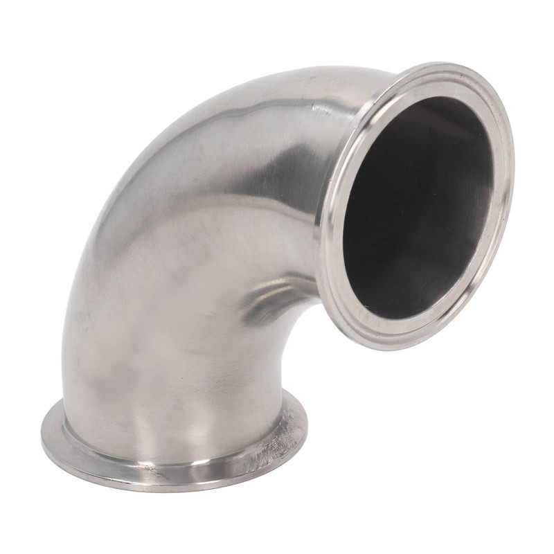 Naroote Sanitary Ferrule Elbow, Proof 304 Stainless Steel Sealed 90