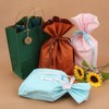 TEMLUM Wrapping Bag, Gift Bag, With Ribbon, Paper Bag, Handbag,