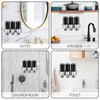 No-Drill 3 Pack 500ml Wall Mounted Soap Dispenser for Bathroom