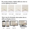 StangH Beige Velvet Curtains 84 inches Back Tab Privacy Light