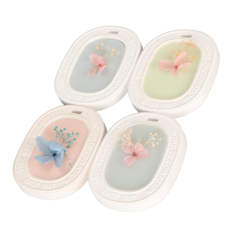 4PCS Set Wardrobe Aromatherapy Wax Tablets Long Lasting Floral Scent