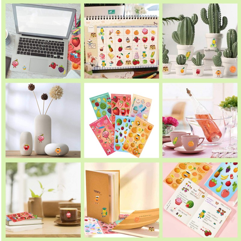 ステッカー 子供シール 食べ物匂いステッカー 48枚 12種類の香り