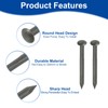 sourcing map 50Pcs Small Hardware Nails, 2D x 1" Brass