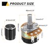 sourcing map 3 Pack WH138 Potentiometer 20K Ohm Single-Joint Variable
