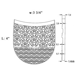 Shoe Repair Replacement Rubber sole (Beige)