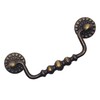 Universal Hardware Solid Vintage Cabinet Handles Antique Brass Swan Neck