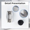 2 Pcs Bottom Guide for Sliding Shower Door, 304 Stainless