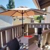 Anyingkai Parasol Holder, Balcony Railing, Adjustable, Space-Saving Parasol Holder, Balcony