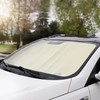 Universal Folding Foil Sun Shade, Reflective Folding Foil Metallics Cars