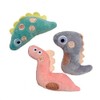 Miniature Dinosaur Cat Toy Pack with Catnip Interactive Plush Cat