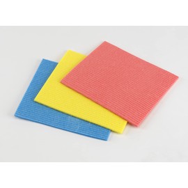 Casabella Cellulose Sponge Cloth, 3-Pack, assorted colors