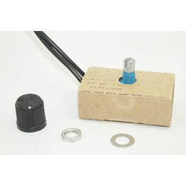 300-Watt Manual Dimmer Replacement Kit - Rotary Dimmer Switch With Knob for Table Lamp Bulbs Light - Full Range - 120VAC