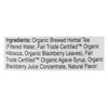 Eat The Change Just Ice Tea Organic Berry Hibiscus Herbal