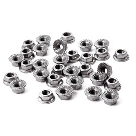 Pstyle. PST-142 Hexagon Flange Nuts 304 Stainless Steel DIY M4 Set of 30