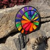 In the Breeze 13-Inch Double Wheel Rainbow Spinner, Outdoor Ground