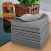 Vivote Microfibre Dish Towels with Poly Mesh Scouring Side for