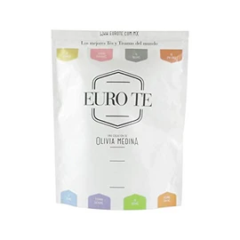 EURO TE Tisana Frutal Blue Eyes (Manzana, Ruibarbo y Pétalos Azules), Bolsa 250 gramos, Rinde 55 tazas
