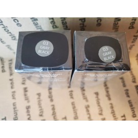 Wifamy 2 Eyebrow Stamp Stencil Kit,Brow Shaping Kit One Step Brow Stamp Gray/Black