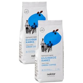 Greek Mocha Coffee 2 x 200 g Pack | Highest Quality | Greek Coffee | Tradition Since 1951 | Made in Family Business