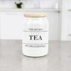 Purely Home Minimalist Ceramic Coffee Canister - Simplistic Black &